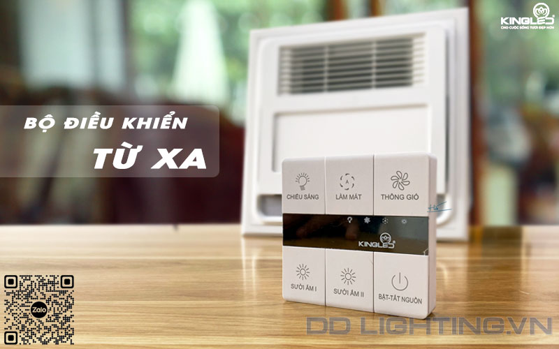 Bộ điều khiển từ xa quạt sưởi nhà tắm Kingled 3030