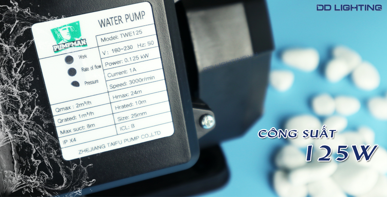 Máy bơm nước tăng áp tự động thông minh Pumpman giá tốt tại dd lighting