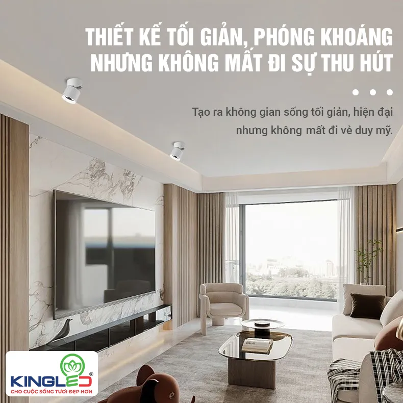 Đèn led ống bơ gập Sunstone 12W vỏ đen góc chiếu 24 độ