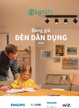 Bảng giá Catalogue Philips Dân Dụng 2024