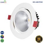 Âm trần chiếu rọi spotlight 20W đơn sắc Opal Kingled