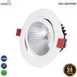 Đèn led âm trần chiếu rọi spotlight 10W đơn sắc Opal Kingled