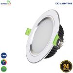 Đèn Led Âm Trần 10W D90 Đơn Sắc - Diamond Mặt Phẳng