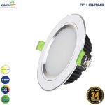 Đèn Led Âm Trần 10W D90 Đổi Màu - Diamond Mặt Phẳng