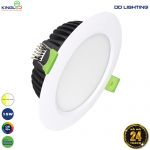 Đèn Led Âm Trần 15W D110 Đổi Màu - Diamond