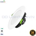 Đèn Downlight Âm Trần 7W D90 Đơn Sắc - EC-DLSS