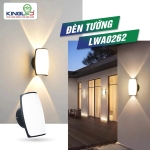 Đèn led gắn tường ngoài trời LWA0262-V/T-D kingled chính hãng