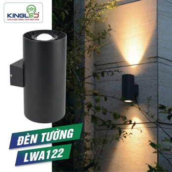 Đèn LED Gắn Tường Ngoài Trời 2 Đầu LWA122-2*10W Kingled