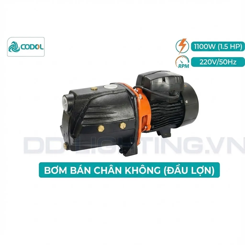 Máy Bơm Bán Chân Không Codol JET15M 1100W cánh đồng