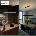 Đèn LED thả chống chói 40W DTCR-40BR120-V/TT/T-T Vỏ trắng