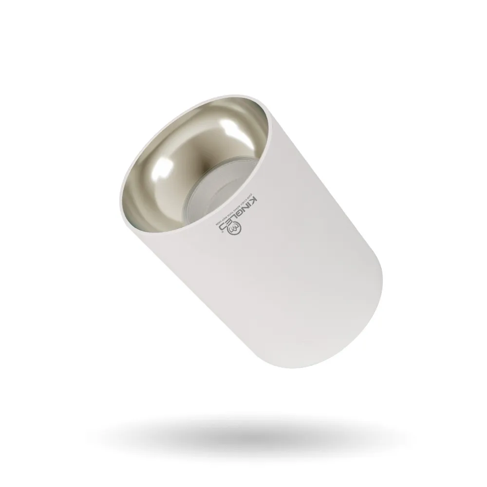 Đèn led ống bơ chiếu rọi Emerald 20W chóa màu vỏ trắng