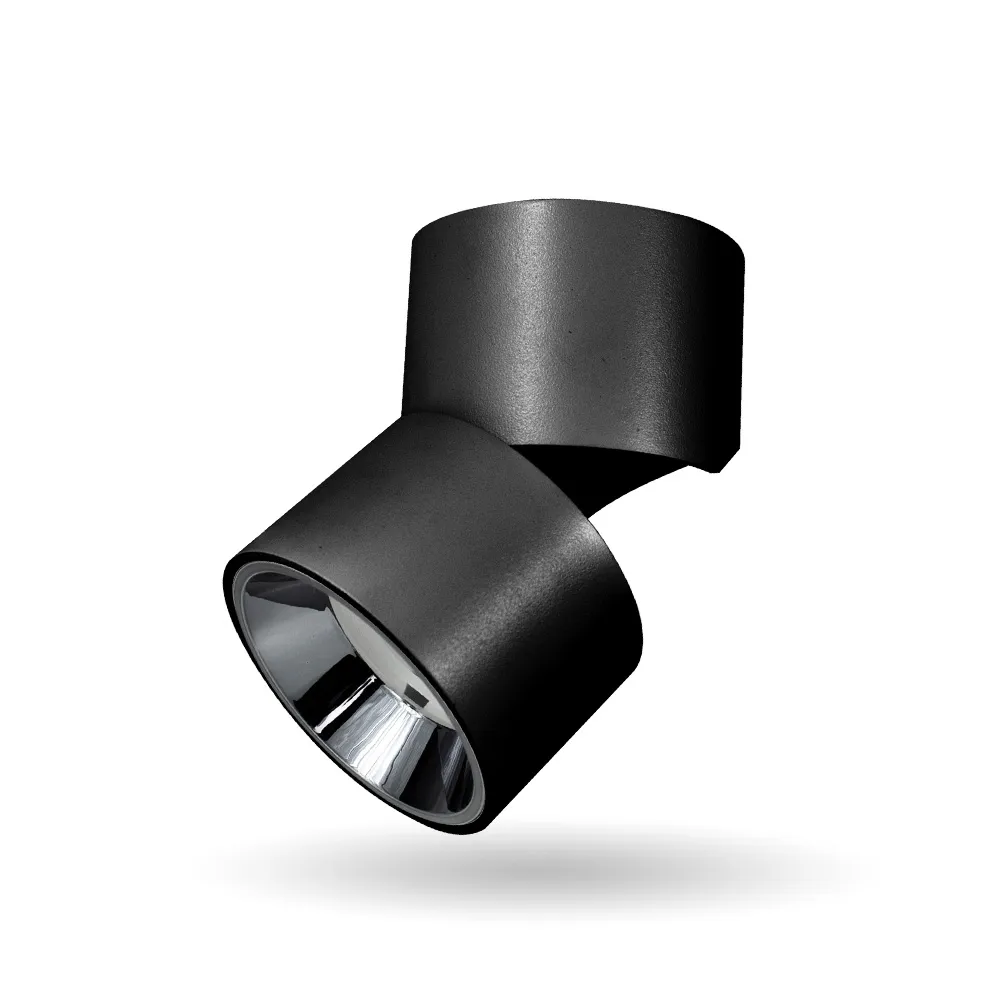 Đèn led ống bơ gập Sunstone 12W vỏ đen góc chiếu 24 độ