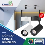 Đèn led đế ngồi rọi Spinel 10W DN-10SS-V/TT/T-D vỏ đen Kingled
