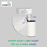 Đèn led đế ngồi rọi Spinel 10W DN-10SS-V/TT/T-D vỏ đen Kingled