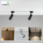 Đèn led đế ngồi rọi Spinel 10W DN-10SS-V/TT/T-D vỏ đen Kingled