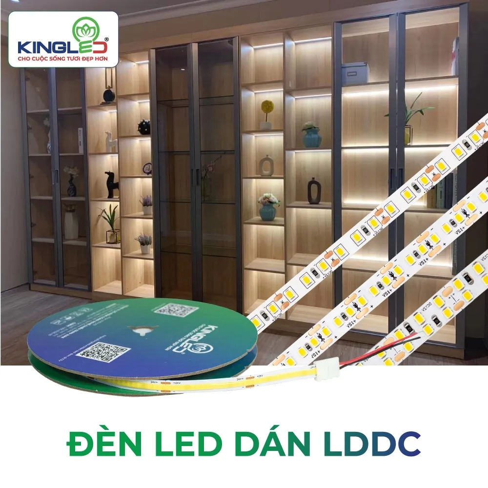Đèn led dán DC 12W LDDC-12-COB-V/TT/T-24 Kingled