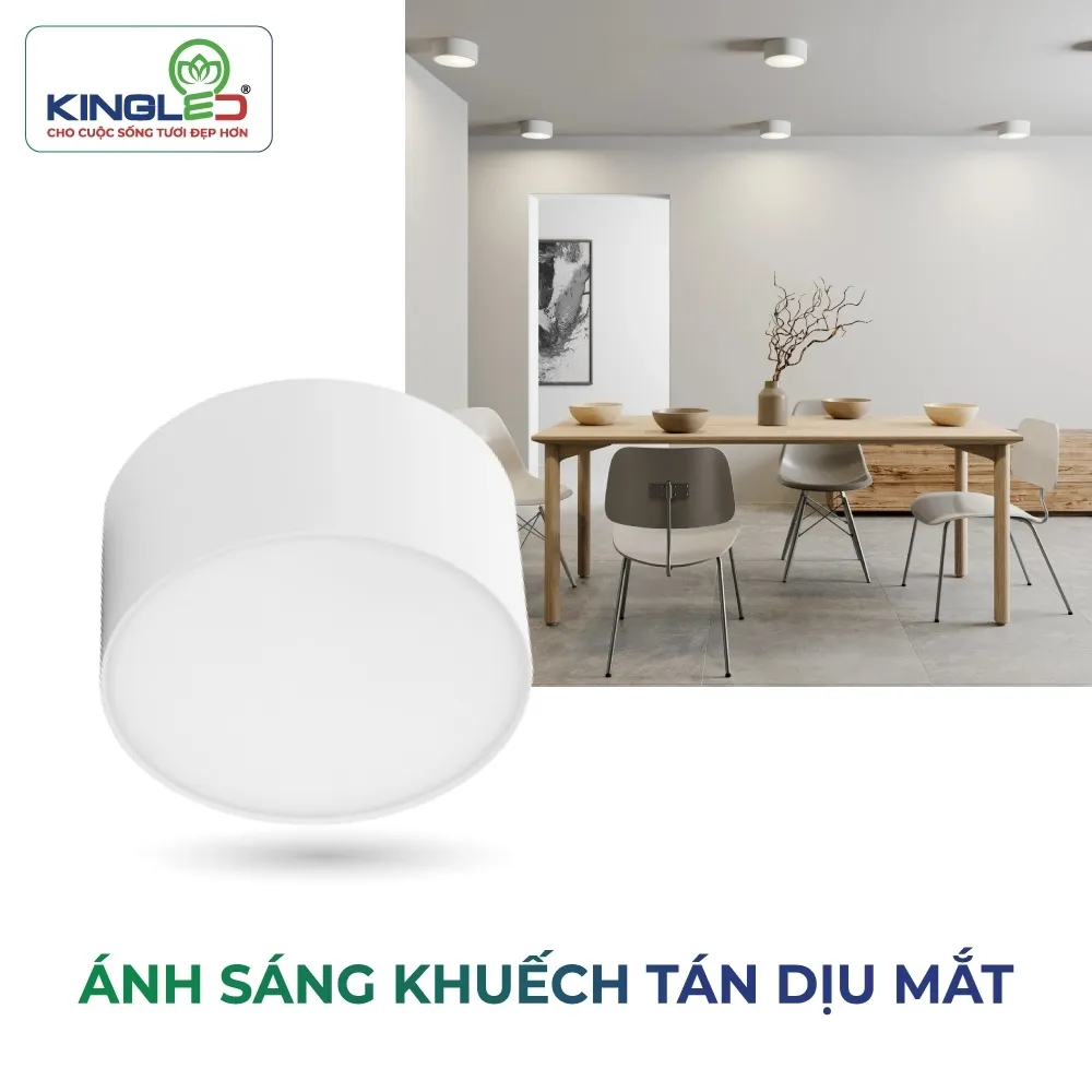 Đèn led ống bơ tán quang Agate 8W OBK-8SS-D95-V/TT/T