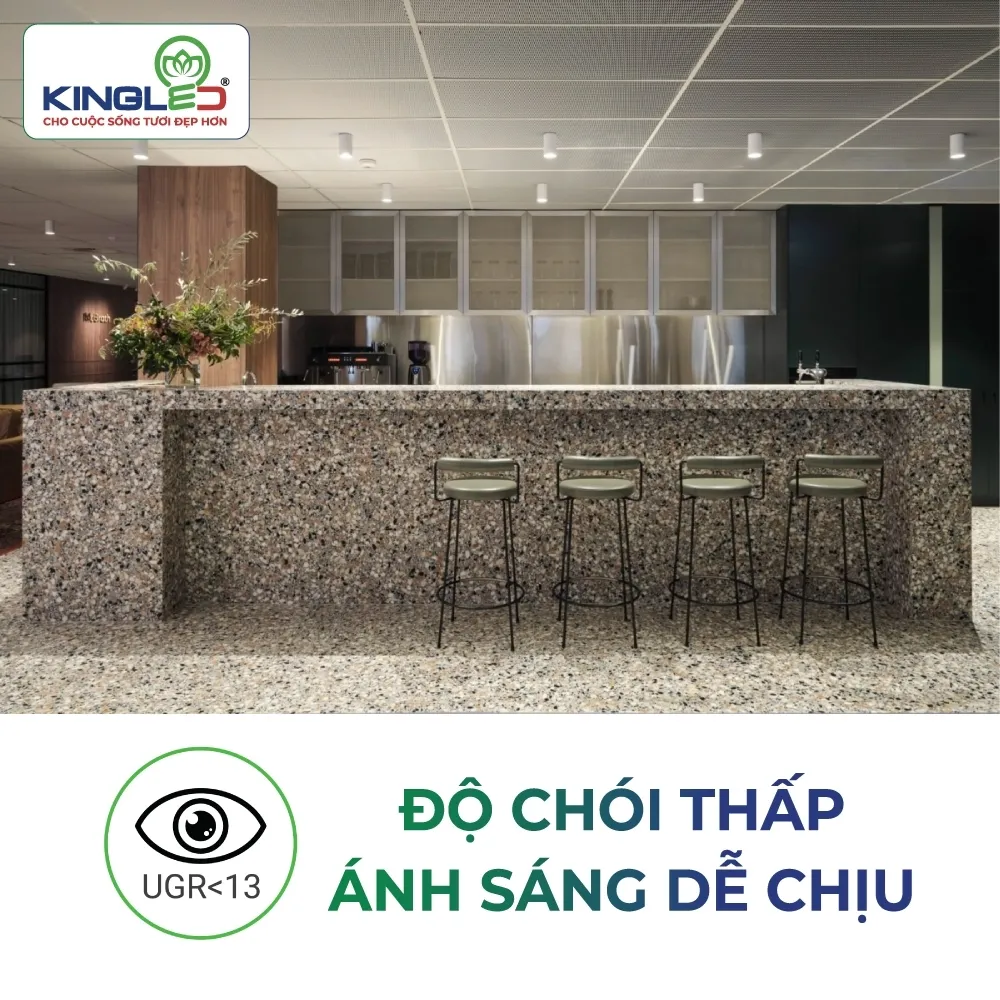Đèn led ống bơ chiếu rọi 15w PERIDOT Kingled chính hãng