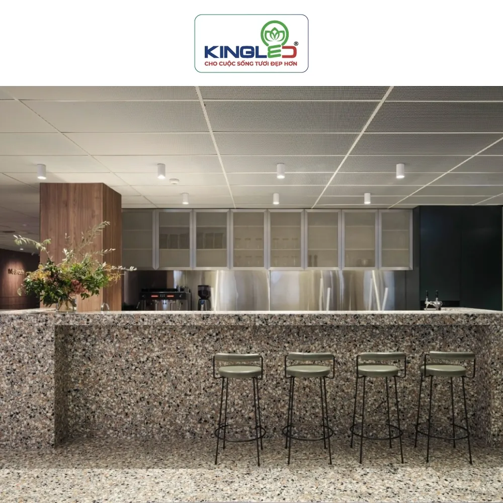 Đèn led ống bơ chiếu rọi 15w PERIDOT Kingled chính hãng