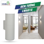 Đèn Led gắn tường ngoài trời 2*12W LWA01G Kingled chính hãng