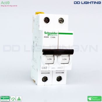 Acti9 - Cầu dao tự động 2P 50A - 63A 6kA