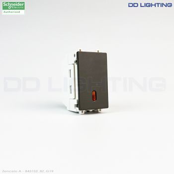 ZenceloA - Hạt công tắc 2 chiều S - 8431S2-BZ